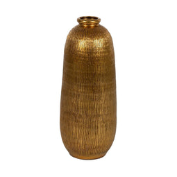 Vaas Gouden Keramisch 25 x 25 x 60 cm