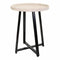 Hoofdtafel Alexandra House Living Wit Ijzer Hout MDF 45 x 57 x 45 cm