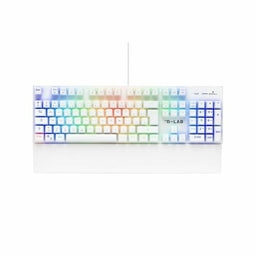 Mechanisch toetsenbord The G-Lab KEYZ RUBIDIUM Wit Azerty Frans