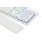 Mechanisch toetsenbord The G-Lab KEYZ RUBIDIUM Wit Azerty Frans