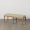 Kruk Beige Rubberwood 122 x 41 x 46 cm
