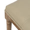 Kruk Beige Rubberwood 122 x 41 x 46 cm