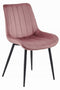 Eetkamerstoel SOSA - 2 stuks - donkerroze - 88x54x59.5 cm
