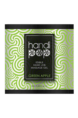 SENSUVA HANDIPOP EDIBLE MASSAGE GEL GREEN APPLE 6 ML