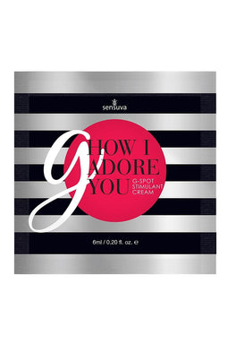 SENSUVA G, HOW I ADORE YOU G-SPOT ENHANCEMENT CREAM 6 ML