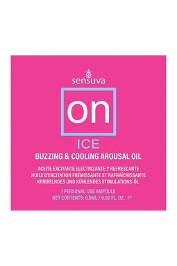 SENSUVA ON ICE AROUSAL OIL SINGLE USE AMPOULE PACKET