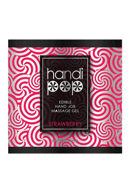 SENSUVA HANDIPOP EDIBLE MASSAGE GEL STRAWBERRY 6 ML