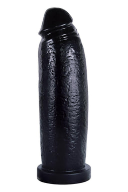 NMC 9.5 INCH PVC GIANT DILDO BLACK