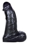 NMC 8.5 INCH PVC GIANT DILDO BLACK
