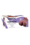NMC 9 INCH SILICONE LIFE LIKE MASTURBATOR WITH NODULED TUNNEL BROWN