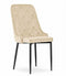 Eetkamerstoel CAPRI - set van 2 - beige - 93x48x56 cm