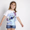 T-Shirt met Korte Mouwen voor kinderen Stitch Wit Maat 12 Jaar