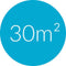 Luchtreiniger met HEPA-filter - 30 m2 - 220 m3/u - nachtmodus