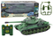 Op afstand bestuurbare tank - groen - 35x13x11.5 cm - infraroodsysteem