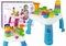 Speeltafel kind - wit/blauw - LEDs en vormen - 40x40x51 cm