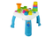 Speeltafel kind - wit/blauw - LEDs en vormen - 40x40x51 cm