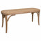 Kruk Alexandra House Living Bruin Rotan Rubberwood 37 x 47 x 110 cm
