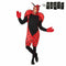 Kostuums voor Volwassenen Th3 Party Rood dieren (3 Onderdelen) Maat XL