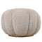 PTMD Daisy Fauteuil Cream Gold Base With Swivel