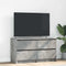 Tv-meubel 100x35x54 cm bewerkt hout betongrijs