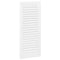 Kastdeuren louvre design 4 st 69x29,5 cm wit