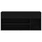 Schoenenbank 102x30,5x45 cm spaanplaat zwart eikenkleurig