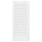 Kastdeuren louvredesign 2 st 61,5x29,5 cm wit