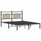 Bedframe zonder matras hout sonoma eikenkleurig 140x190 cm