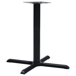 Bistrotafelpoot 76x76x72 cm gietijzer zwart
