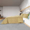 Dekbedovertrekset lichtgewicht 200x200 cm microvezel taupe