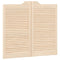 Draaideuren louvre design 2-Paar 90x100 cm massief grenenhout