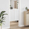 Draaideuren louvre design 2 paar 90x80 cm wit