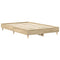 Bedframe zonder matras 120x190cm spaanplaat sonoma eikenkleurig