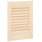 Kastdeur met lamellen 39,5x29,5 cm massief grenenhout