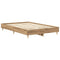Bedframe zonder matras 120x190 cm spaanplaat artisanaal eiken