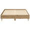 Bedframe zonder matras 120x190 cm spaanplaat artisanaal eiken