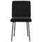Eetkamerstoelen 2 st fluweel zwart