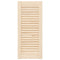 Kastdeur met lamellen 69x29,5 cm massief grenenhout
