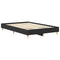 Bedframe zonder matras 120x190 cm spaanplaat zwart