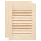 Kastdeuren met lamellen 2 st 39,5x29,5 cm massief grenenhout