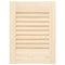 Kastdeuren met lamellen 2 st 39,5x29,5 cm massief grenenhout