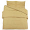 Dekbedovertrekset lichtgewicht 225x220 cm microvezel taupe