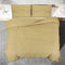 Dekbedovertrekset lichtgewicht 140x200 cm microvezel taupe