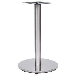 Bistrotafelpoot 45x72 cm roestvrij staal zilverkleurig