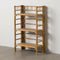 Planken Beige Bamboe 61 x 34 x 104 cm