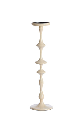 Light&living Kaarsenhouder Ø14x51 cm VICARI glans crème