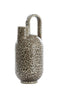 Light&living Vaas deco 16,5x15,5x37 cm SERRES keramiek crème+zwart