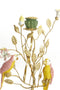 Light&living Kandelaar 16,5x9x32,5 cm PAJARO groen-geel+brons