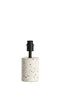 Light&living Lampvoet Ø11x25 cm RANDY terrazzo wit+mat zwart