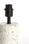 Light&living Lampvoet Ø11x25 cm RANDY terrazzo wit+mat zwart